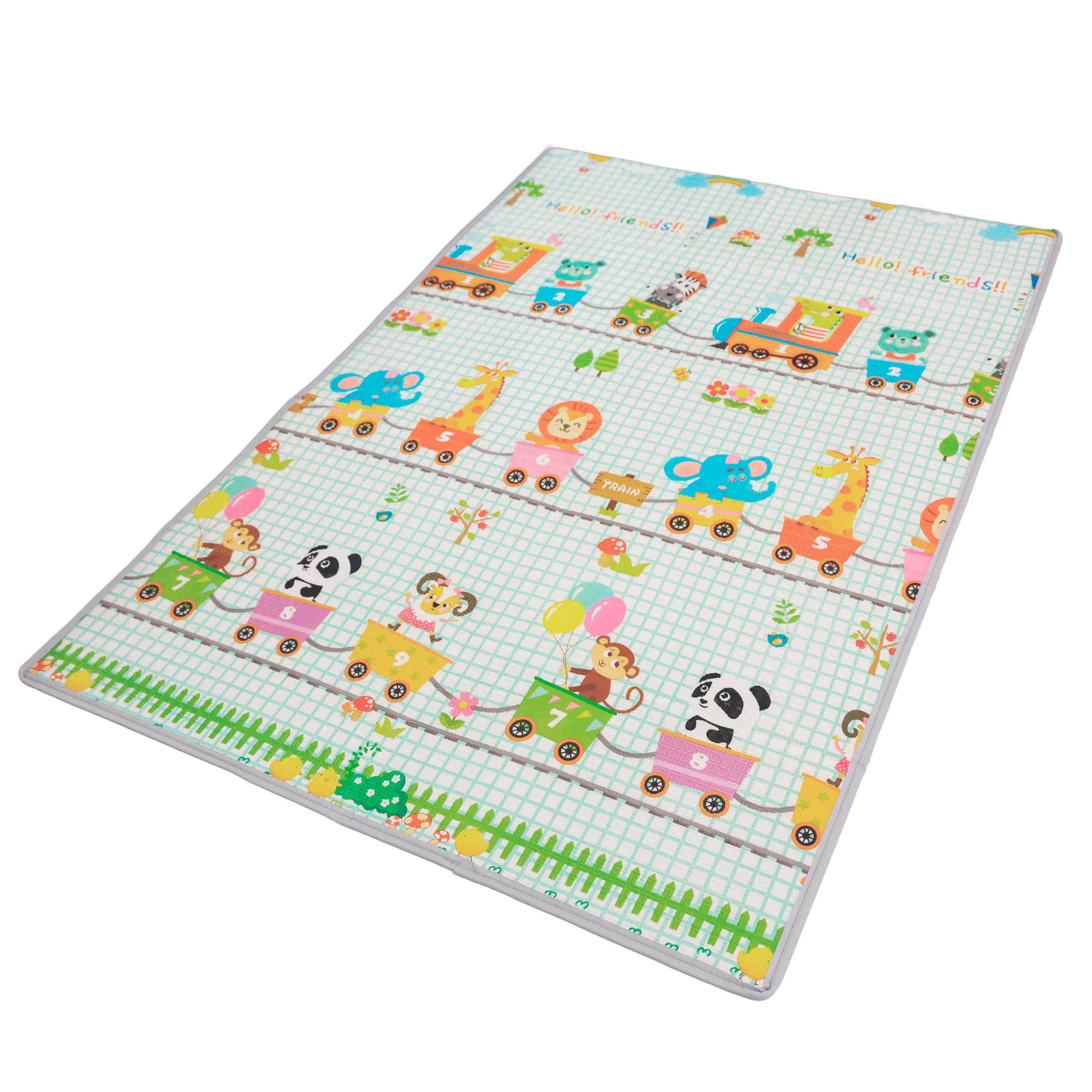 KOHALA Baby Comfort Pad Tapiz de Juego XPE Reversible 180x120 cm | Alfombra Infantil Impermeable, Plegable y Antigolpes | Doble Cara, Bordes Reforzados y Fácil Limpieza – Suelo Seguro para Bebés — view 7