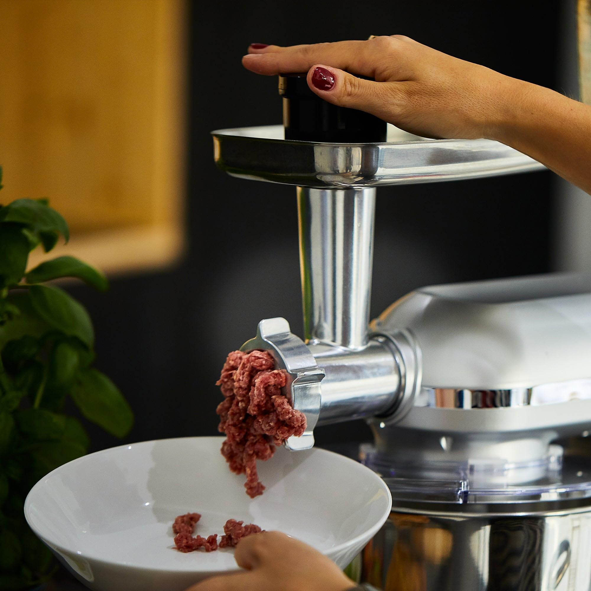 KITCHEN MOVE Robot patissier hachoir blender multifonction 1500W bol 5.5L VIPER PRO Gris acier