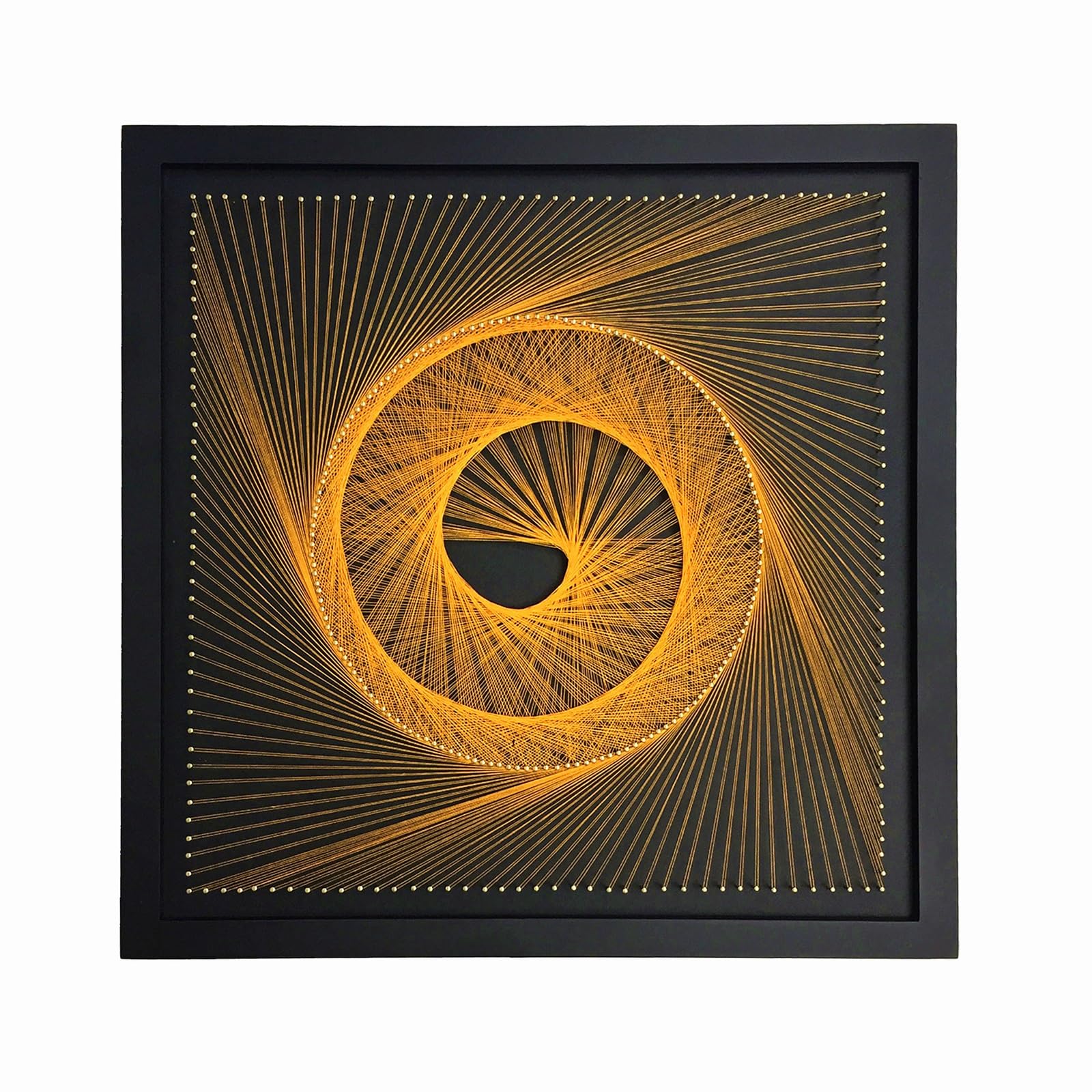 TALCUS String Art Kit Craft DIY Kits d'art Et D'Artisanat À Cordes,décoration d'ongles, Art Mural pour Adultes, idée Cadeau Unique pour la Maison ou Le Bureau(with Frame)