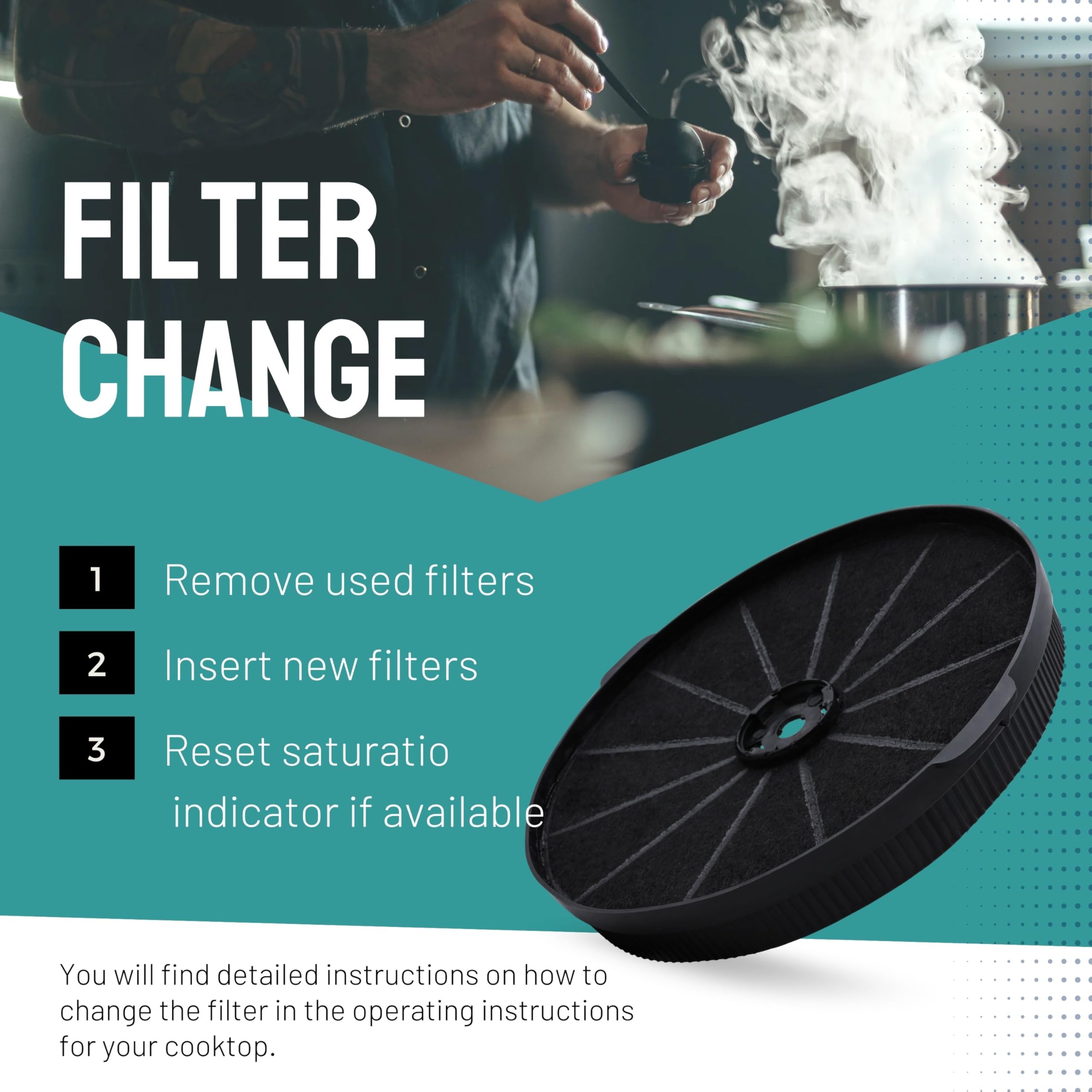 FilterBase® Filtr z węglem aktywnym, 2 sztuki, pasuje do Respekta MIZ1000N, Bomann KF 574, 10032843, TMFILT4 okap kuchenny