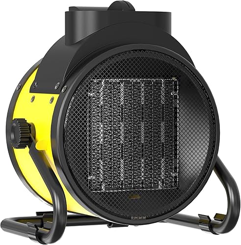 Buyplus Calentador Eléctrico de Espacio - Calentador para Exteriores con Cable Super Largo, Protección contra Sobrecalentamiento, Calentadores que