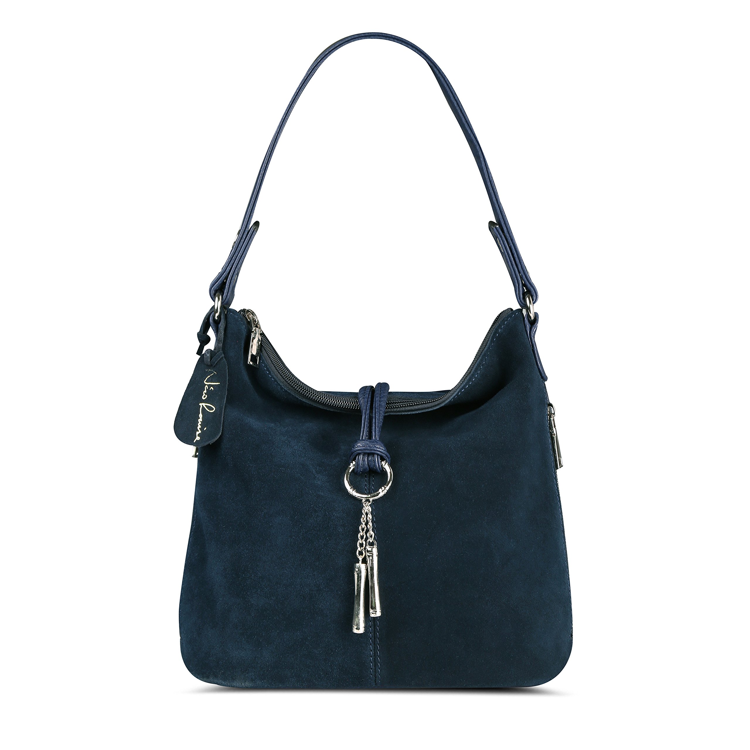 Women Purse Suede Split Real Leather Shoulder Bag Casual Crossbody Hobo handbag