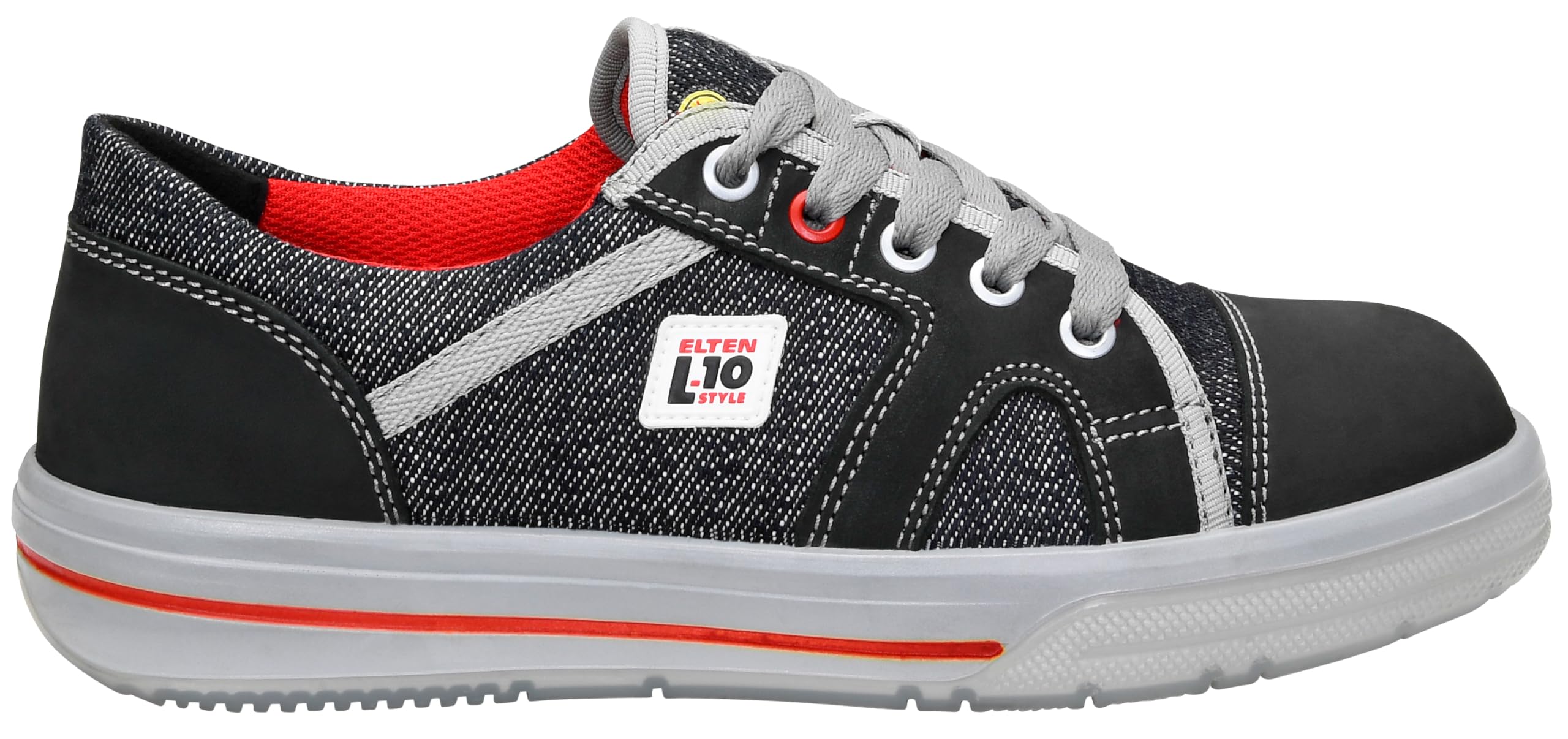 ELTEN Damen Elten Sicherheitsschuhe Low S2, Damen, Sportlich, Sneaker, Leicht, Dunkelblau, St Sicherheitshalbschuh Sensation Lady Now ESD S2 größe 38, Schwarz, 38 EU