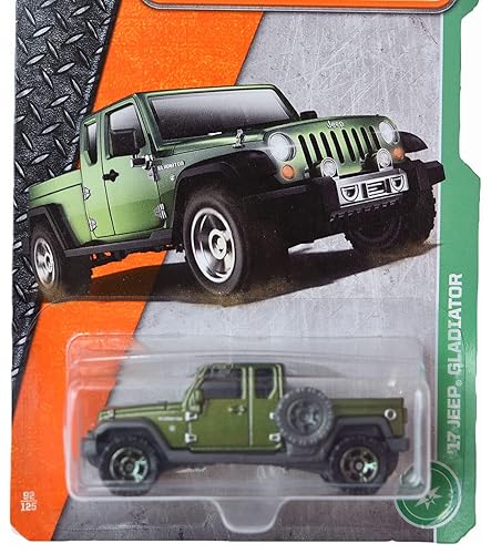 Matchbox Jeep Gladiator, Green 1:64 Scale, 2022, 1 Count