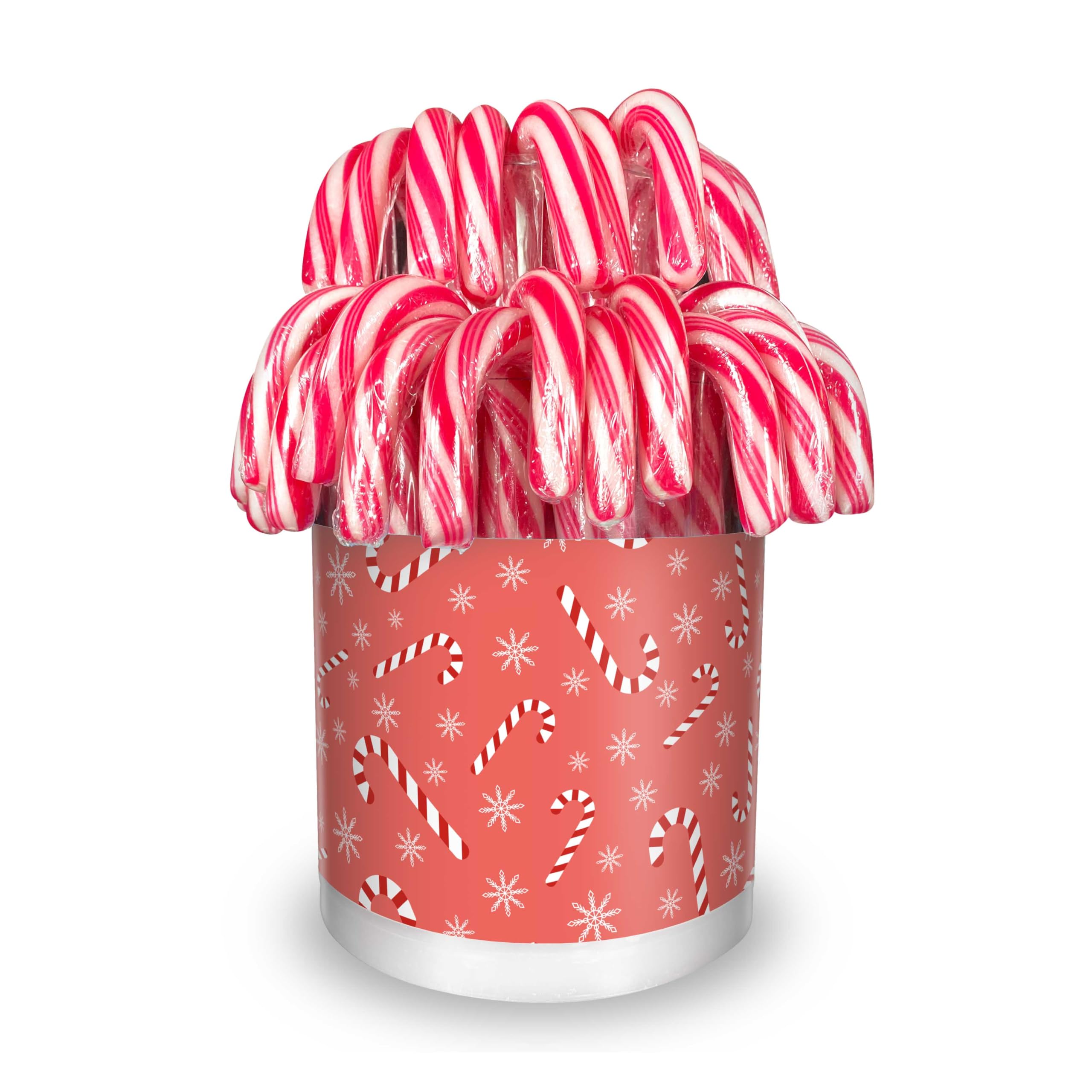 50 Stk Zuckerstangen rot-weiß | Klassische Weihnachts-Süßigkeit für Kinder & Erwachsene | Perfekt für Nikolaus, Advent & Weihnachten | Ideal zum Dekorieren, Verschenken & Naschen (50 Stück)