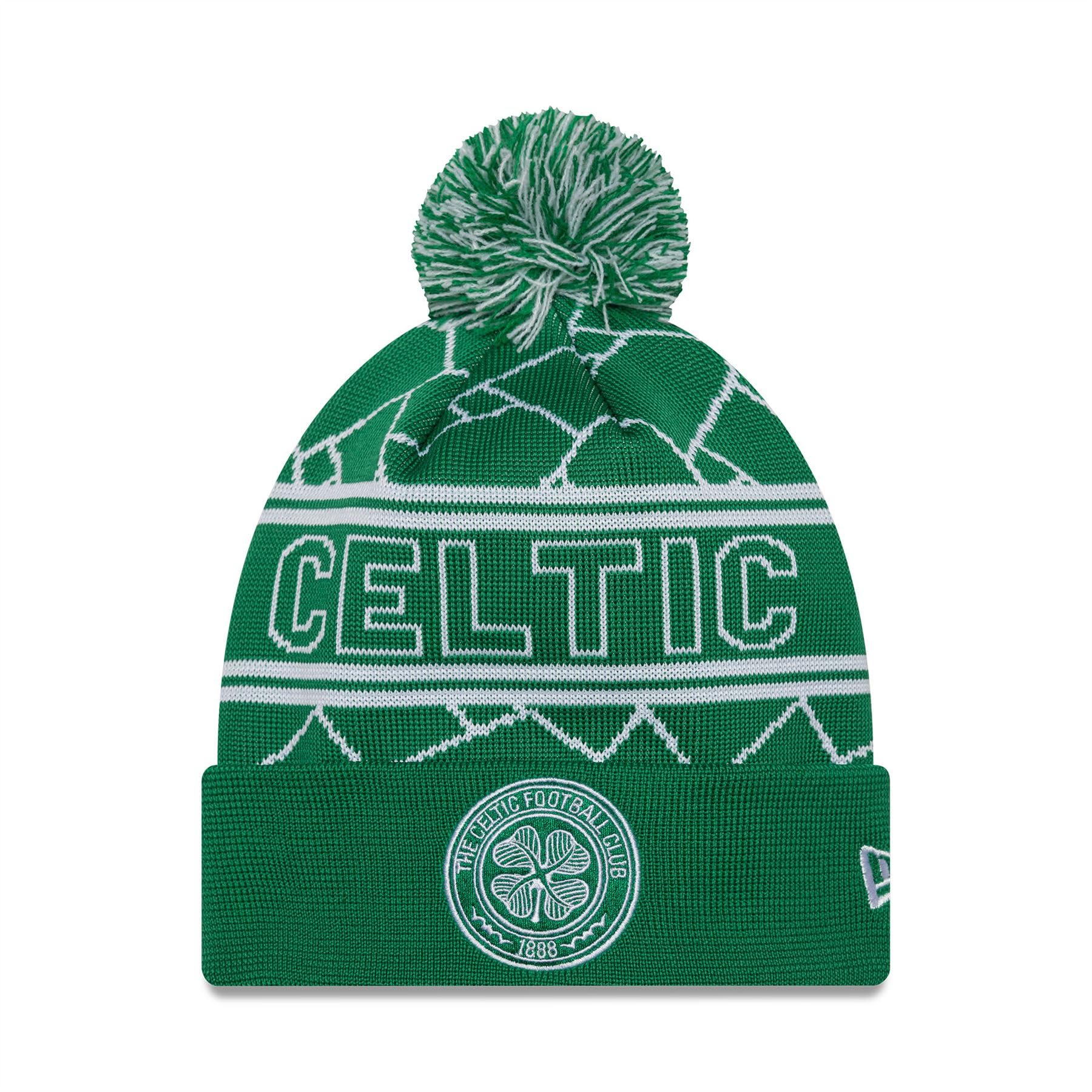 New Era Celtic FC Core Green Sport Knit Beanie Hat