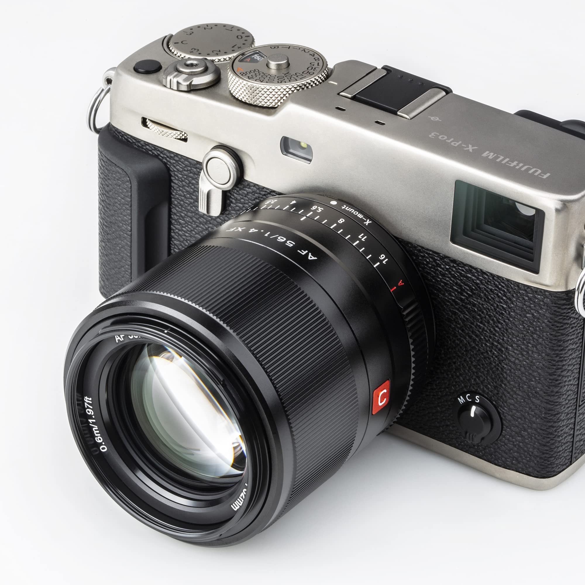 VILTROX 56mm F1.4 XF Obiettivo per Fuji x,Autofocus Obiettivo APS-C Prime Ritratto Lente Compatibile con Fujifilm X-Mount Fotocamera X-T4 X-T3 X-T2 X-T30 X-T20 X-PRO2 X-H1 X-M1 X-E3 X-A