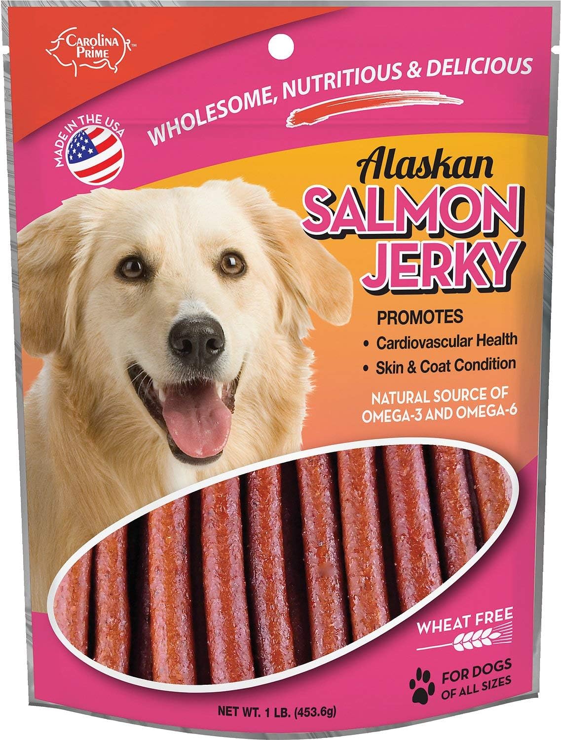 Carolina Prime Blue Ridge Naturals Alaskan Salmon Jerky