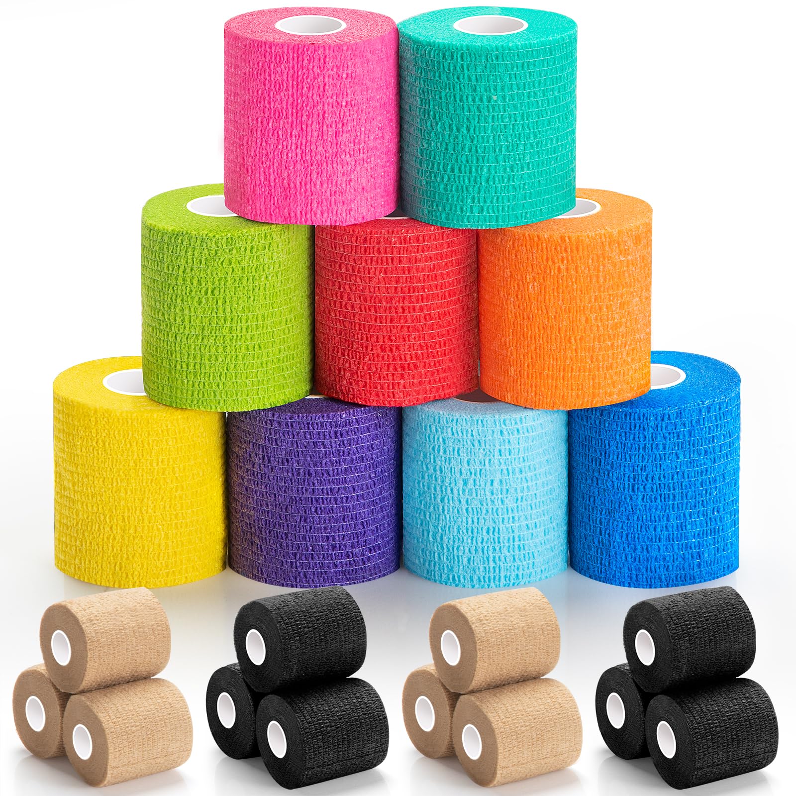Elastic Bandage Wrap - Adhesive & Breathable -1