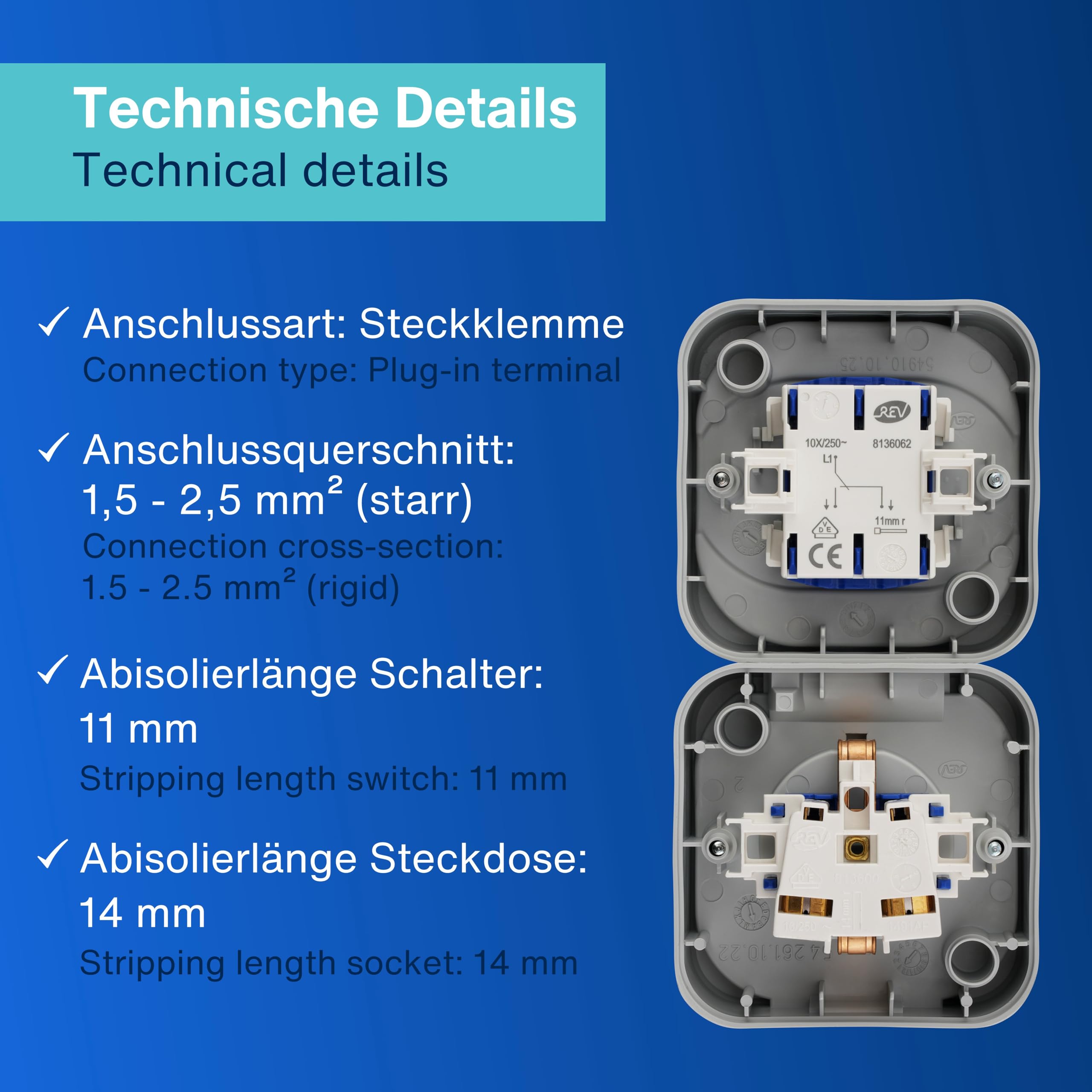 Rev 0510235777 Aquatop, Prise De Courant Avec Interrupteur A