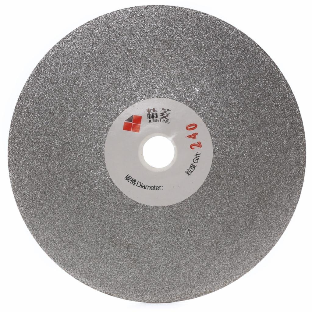 JINGLING Diamond Grinding Disc 5" inch 125mm Coated Flat Lap Disk Grit 240