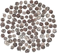 Vista 1 de 200 piñas de pino naturales de Navidad, minipiñas de pino de Acción de Gracias, adornos de piñas de Navidad a granel para decoración del hogar