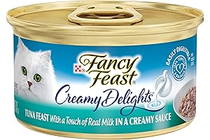 Purina Fancy Feast Creamy Delights Tuna Feast: An Exhilarating Culinary Journey for Delightful Kitties