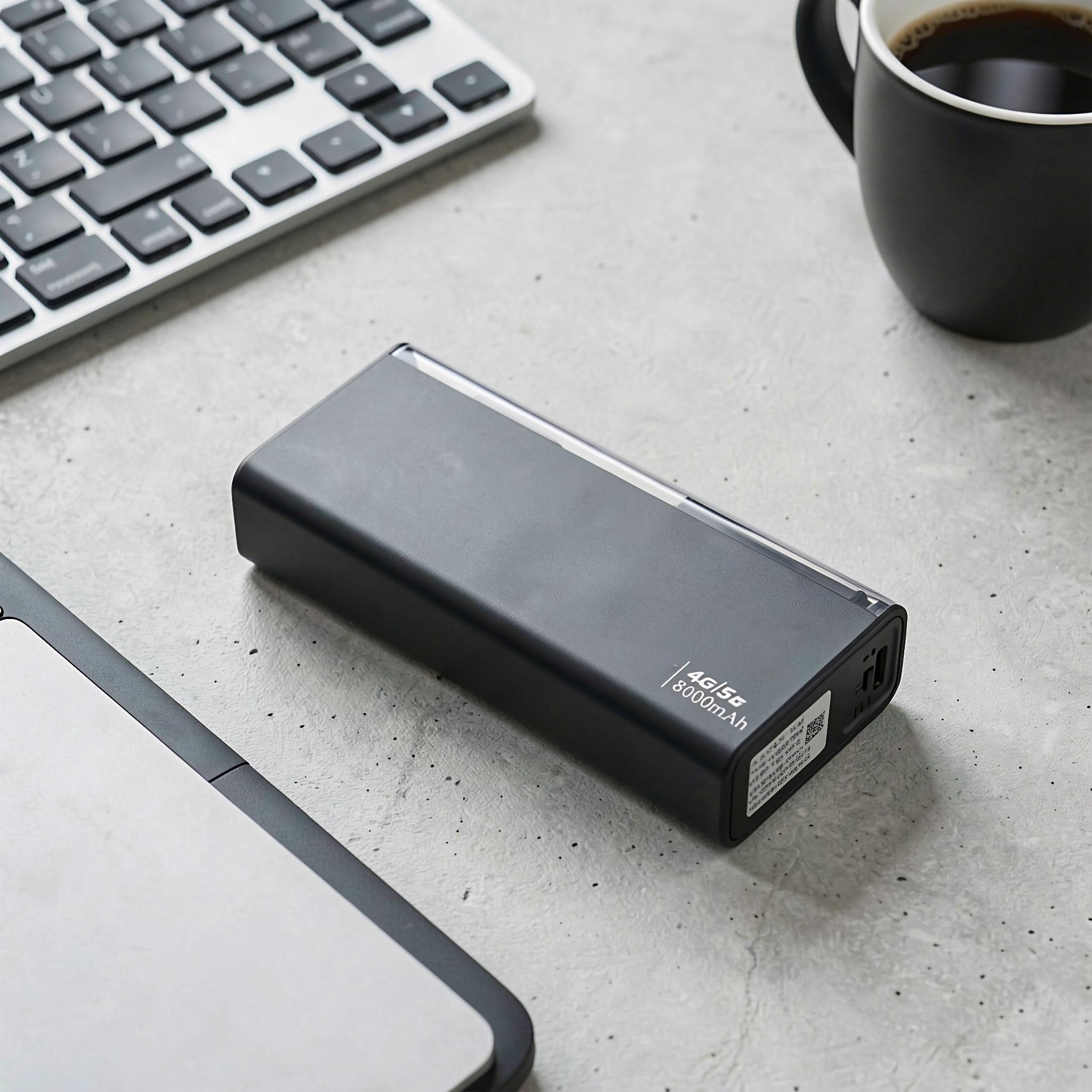 UKCOCO Routeur Wi-FI Portable, routeur Hotspot Mobile 4G LTE 8000 mAh