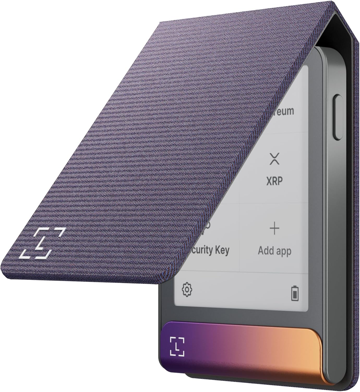 Bundle Ledger Flex (Ferro Fuchsia) & Magnet Folio (Party Aubergine) - The new Standard Touchscreen Signer for Secure Crypto Management