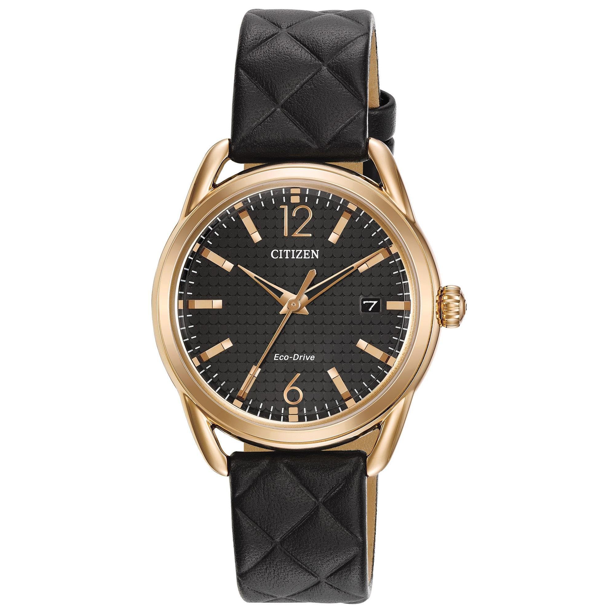 Citizen Eco-Drive women's watch stainless steel rose gold