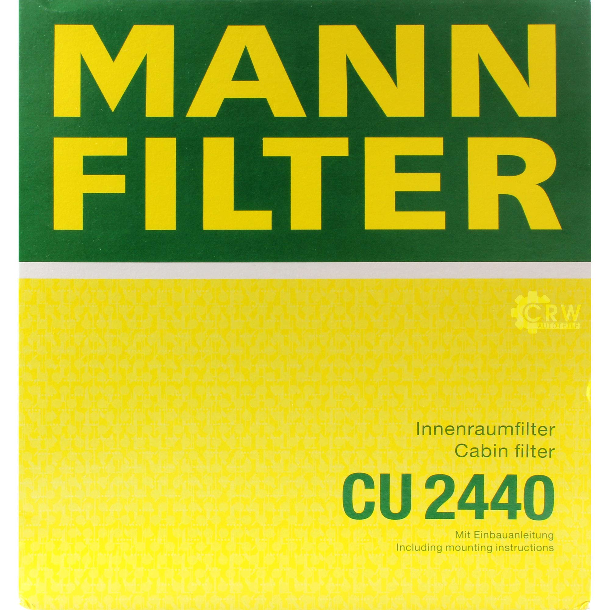 Paquete de inspección Kit de mantenimiento de filtros con filtro de aceite HU 711/51 x, filtro de aire C 28 110, filtro de combustible PU 1018 x, filtro de habitáculo CU 2440, tornillo de