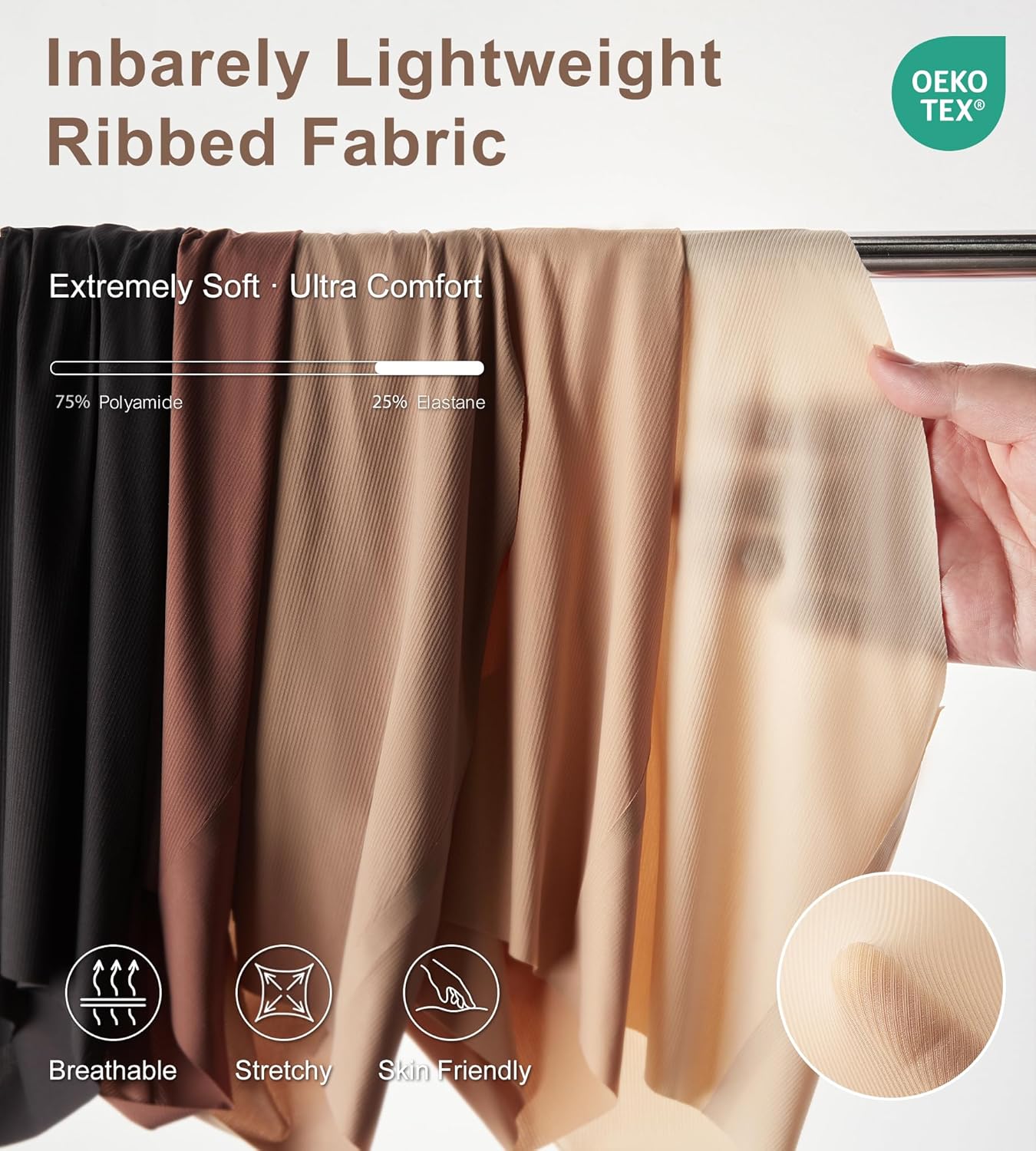 SHARICCA Seamless High Waisted Underwear for Women No Show Full Coverage Panties Nuage Microfiber Briefs Pack - Image 6