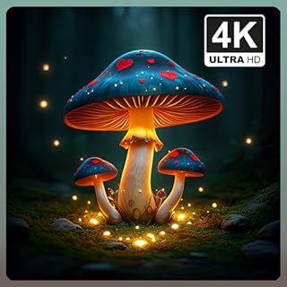 Mushroom Ambience: Magical Forest Screensaver for Fire TV