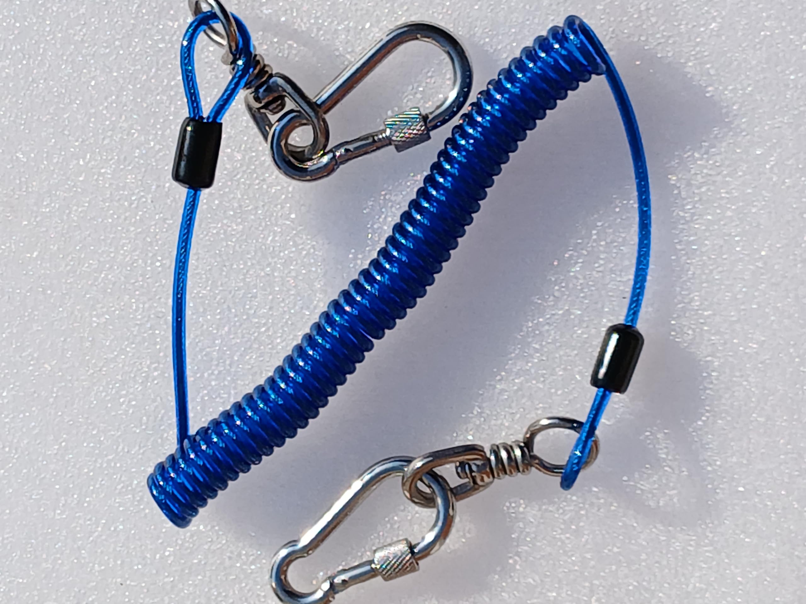 Bbi Ltd Grey 2 Swivel Carabiners Multiple Types Tools Lanyards Tether Tools Safety Steel Alloy (, Multiple Sizes)