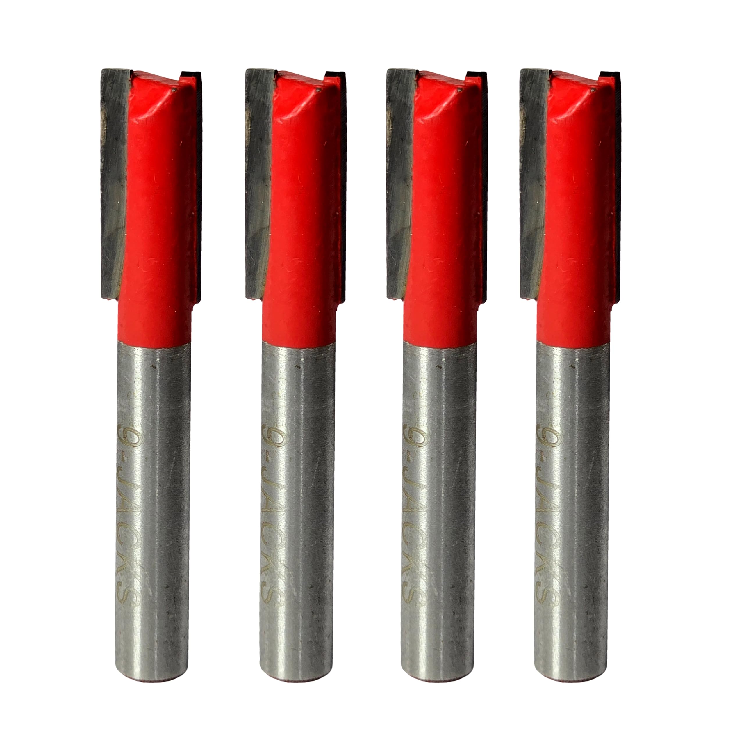 Digital Craft 4PC Premium 6.35mm Shank Router Bit Kit, 6mm Dia Tungsten Carbide Router Bit for Edge Trimming, Wood Grooving, Furniture Finishing, Hardwood, MDF, Laminate & Softwood-image-39