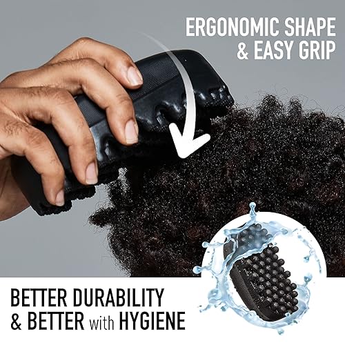 Miniatura 7 de Red by Kiss Bow Wow X Twist King - Cepillo giratorio lavable y duradero para rizos afro con pik grande