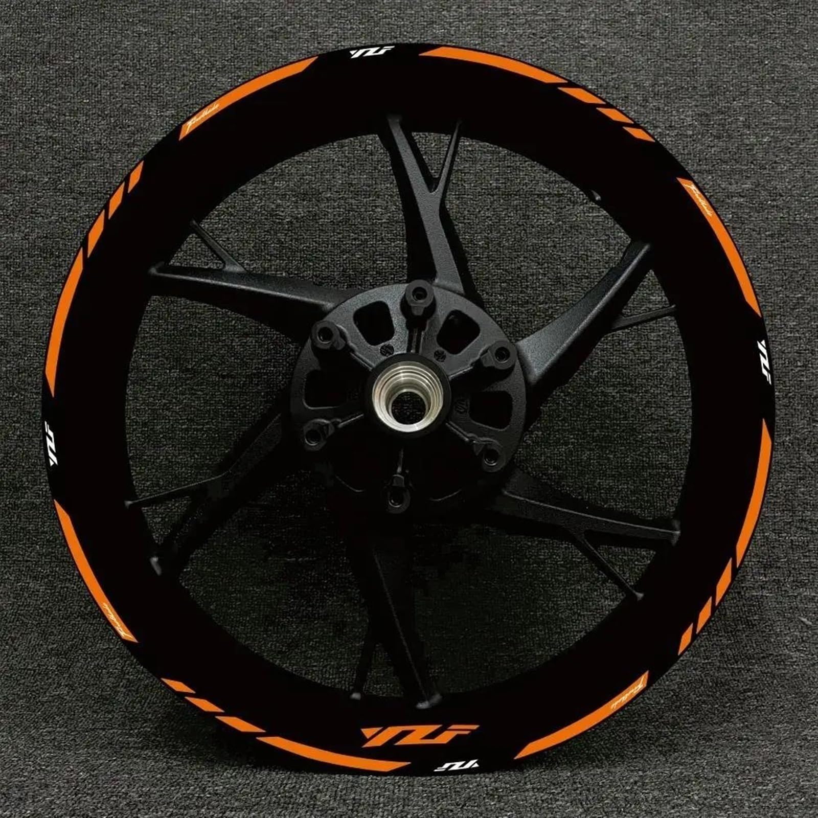 Motorcycle Reflective Wheel Stickers Rim Decal for Yamaha R1 R15 R125 R6 R7 MT-09 MT09 MT07 MT10 for Tracer(Color18)
