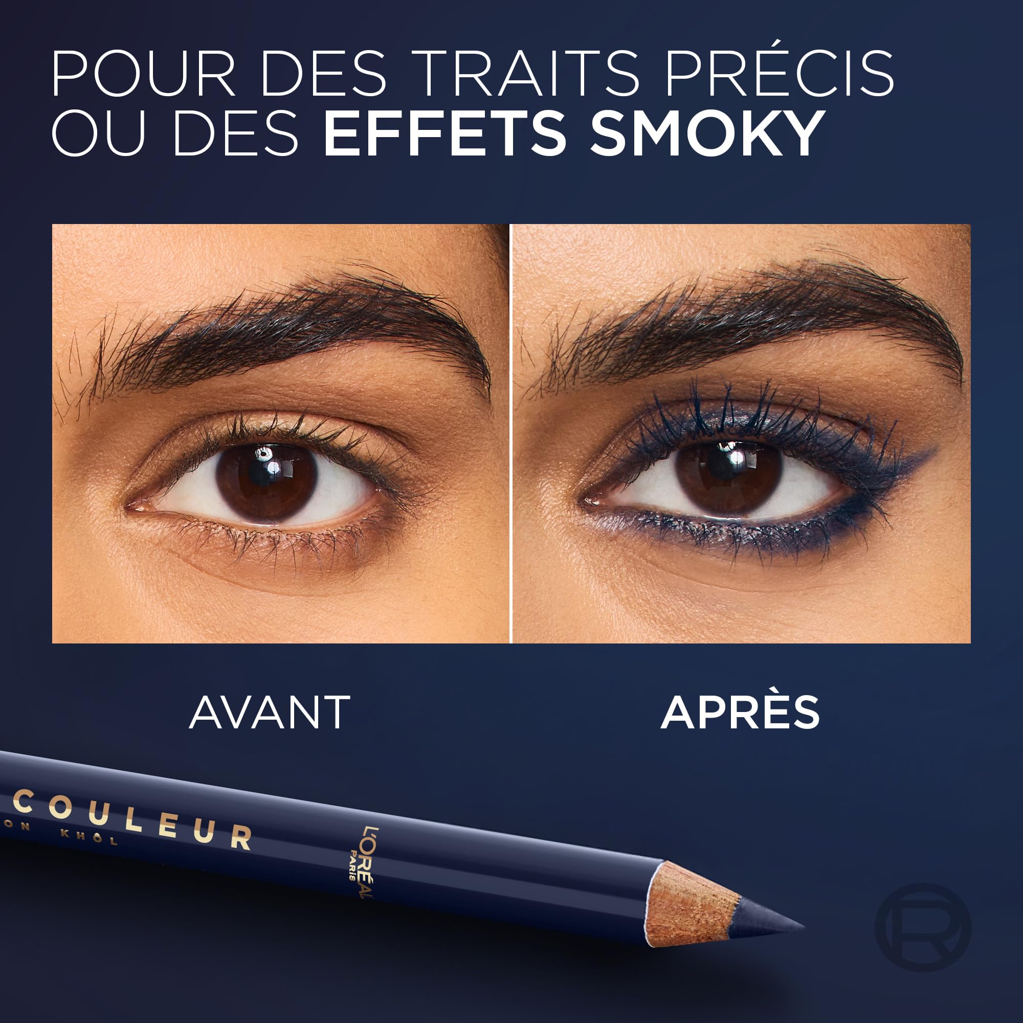 L'Oreal Cosmetics Haute Couleur Göz Kalemi - 130 Blue Suede (2 paketi)