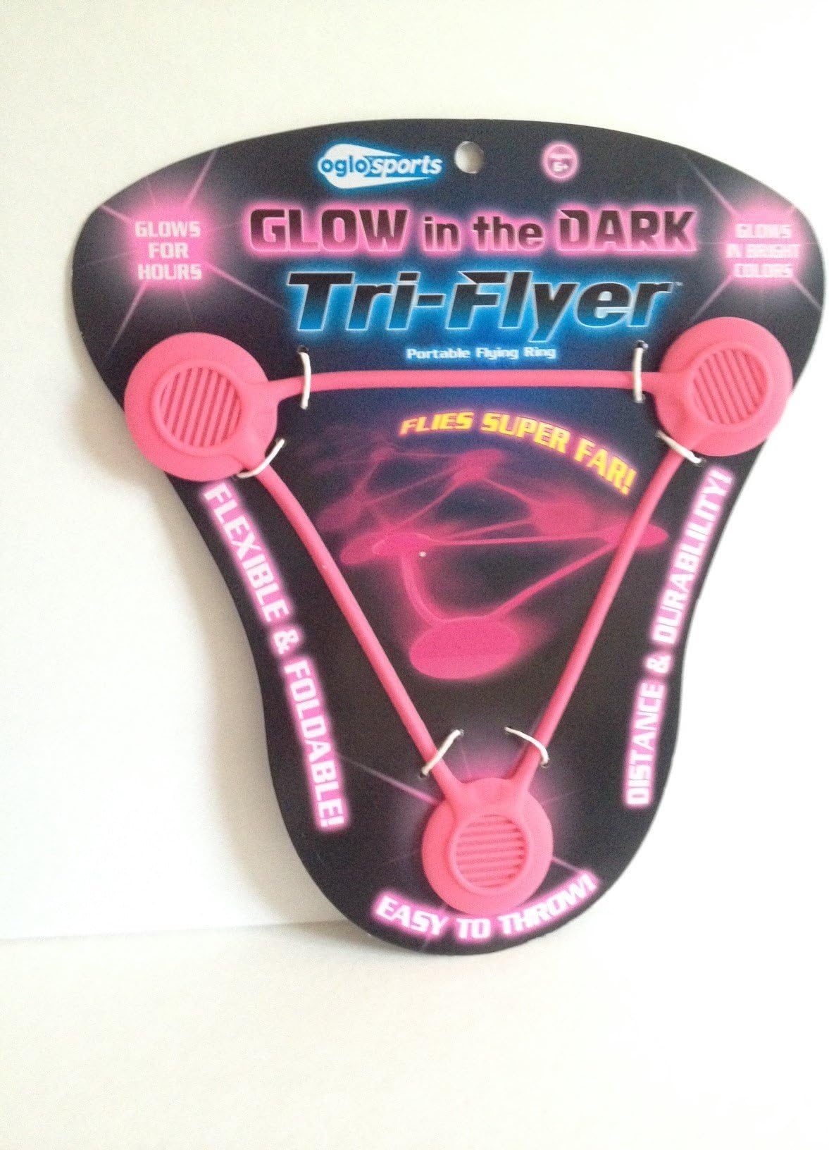 Glow In The Dark Tri-Flyer Flying Ring