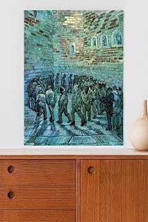 Postermanya (pster20276) Tutuklular Çemberi - Van Gogh Sanatsal Poster 50 x 70
