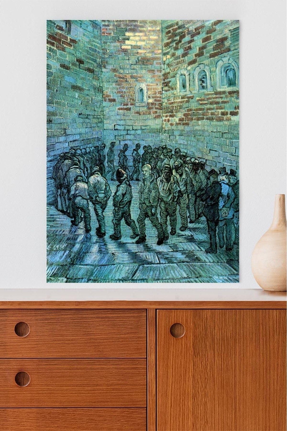 Postermanya (pster20276) Tutuklular Çemberi - Van Gogh Sanatsal Poster 50 x 70