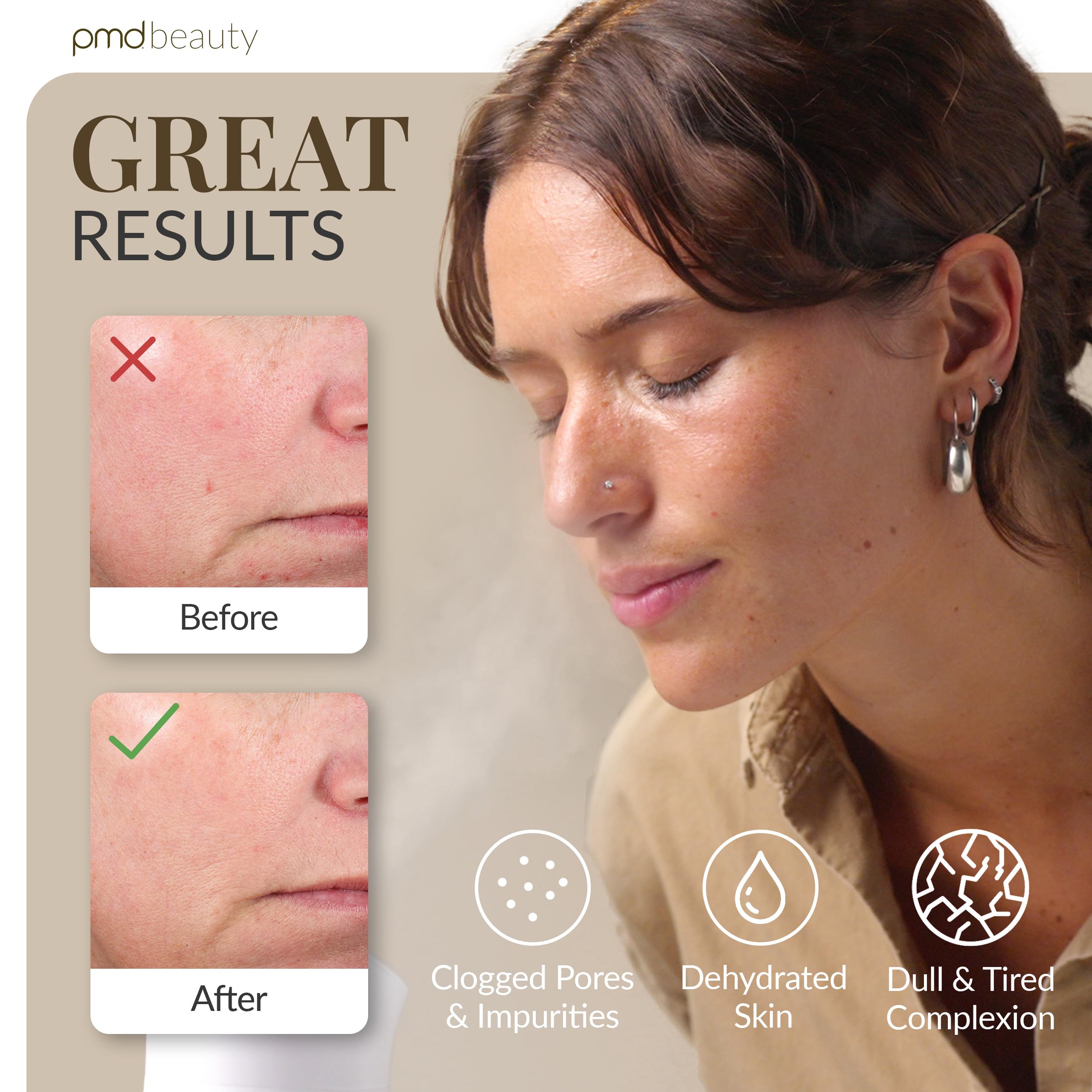 PMD SilkSteam Pro - Spa-Grade Facial Steamer with SilkSteam Technology - Rapid Start-Up - Adjustable, Directional Nozzle - Essential Oil Filters - Dewy, Hydrated Glow: White