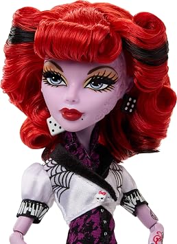 Monster High Boo-rried Creeproduction Doll, Operetta Collector Reproduction, Doll Stand, Diary, Pet Spider Memphis Daddy O Long Leg, HYV90