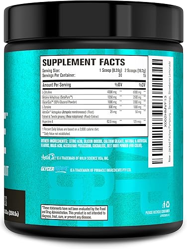 Miniatura 13 de Jacked Factory Pumpsurge - Preentrenamiento sin cafeína para hombres y mujeres, refuerzo nootrópico y preentrenamiento sin estimulación, bombas