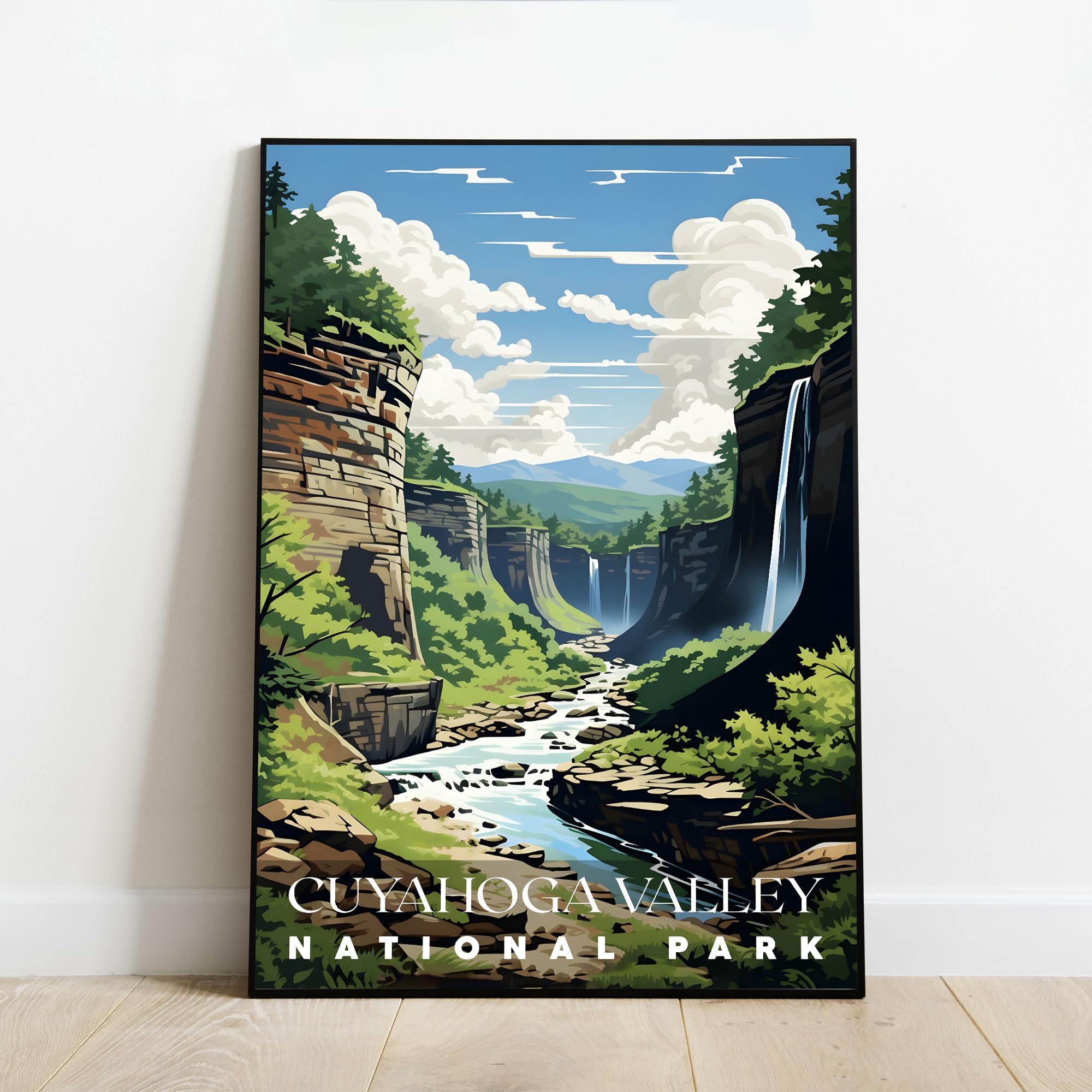 Amazon.com: Cuyahoga Valley National Park Wall Art - Travel Poster