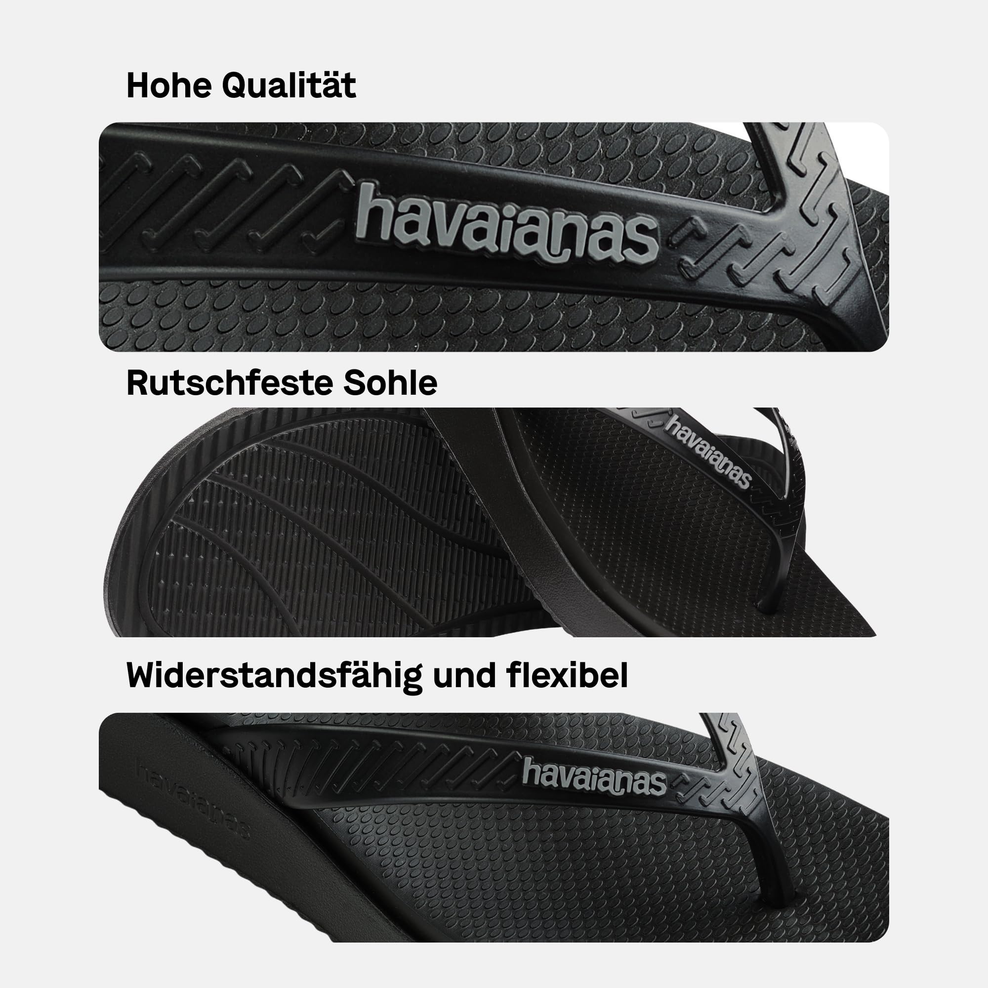 Havaianas High Platform II Damen FlipFlop Black 34 EU