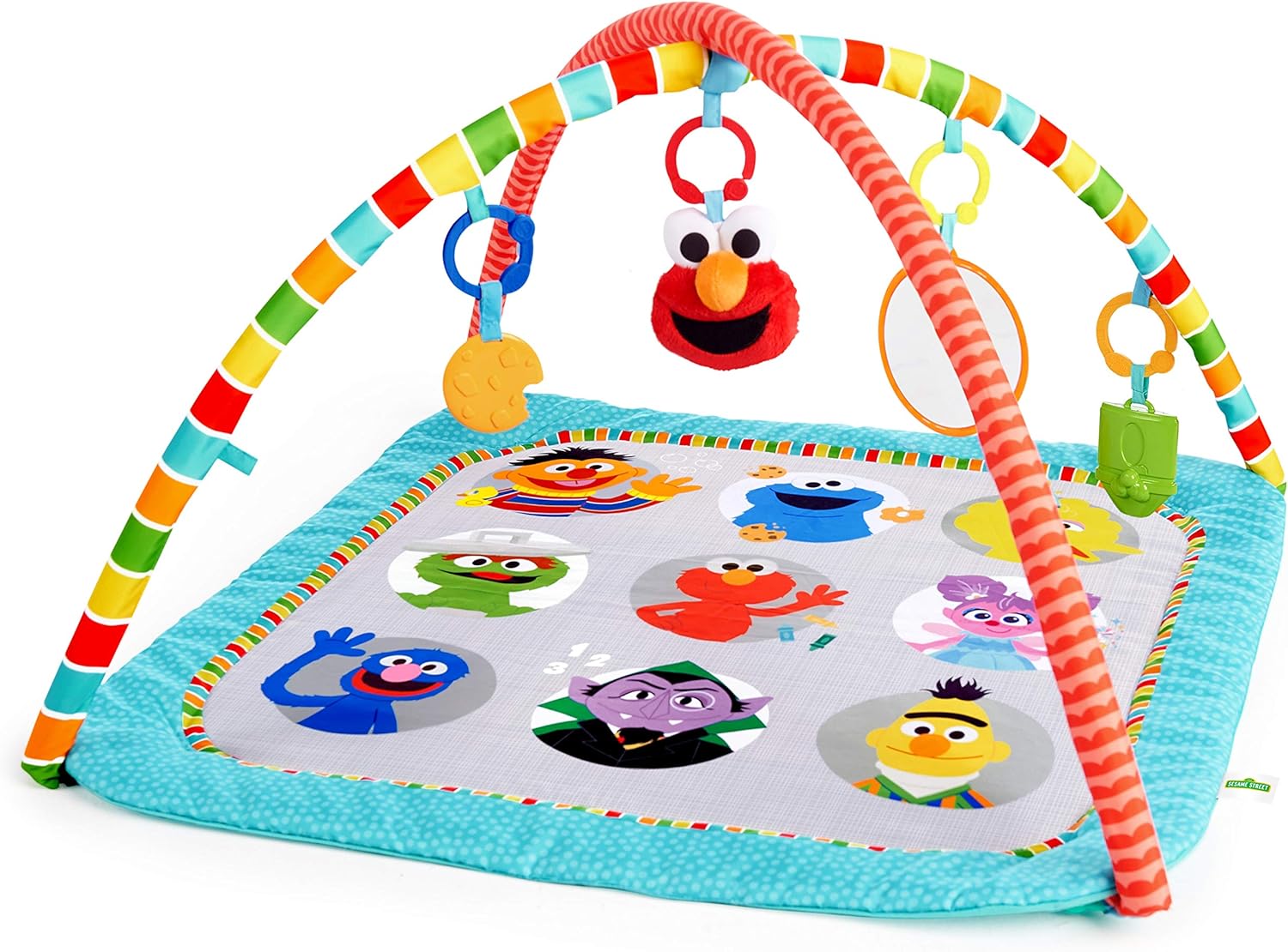 Bright Starts Sesame Street Fun with Sesame Street Friends Activity Gym ...