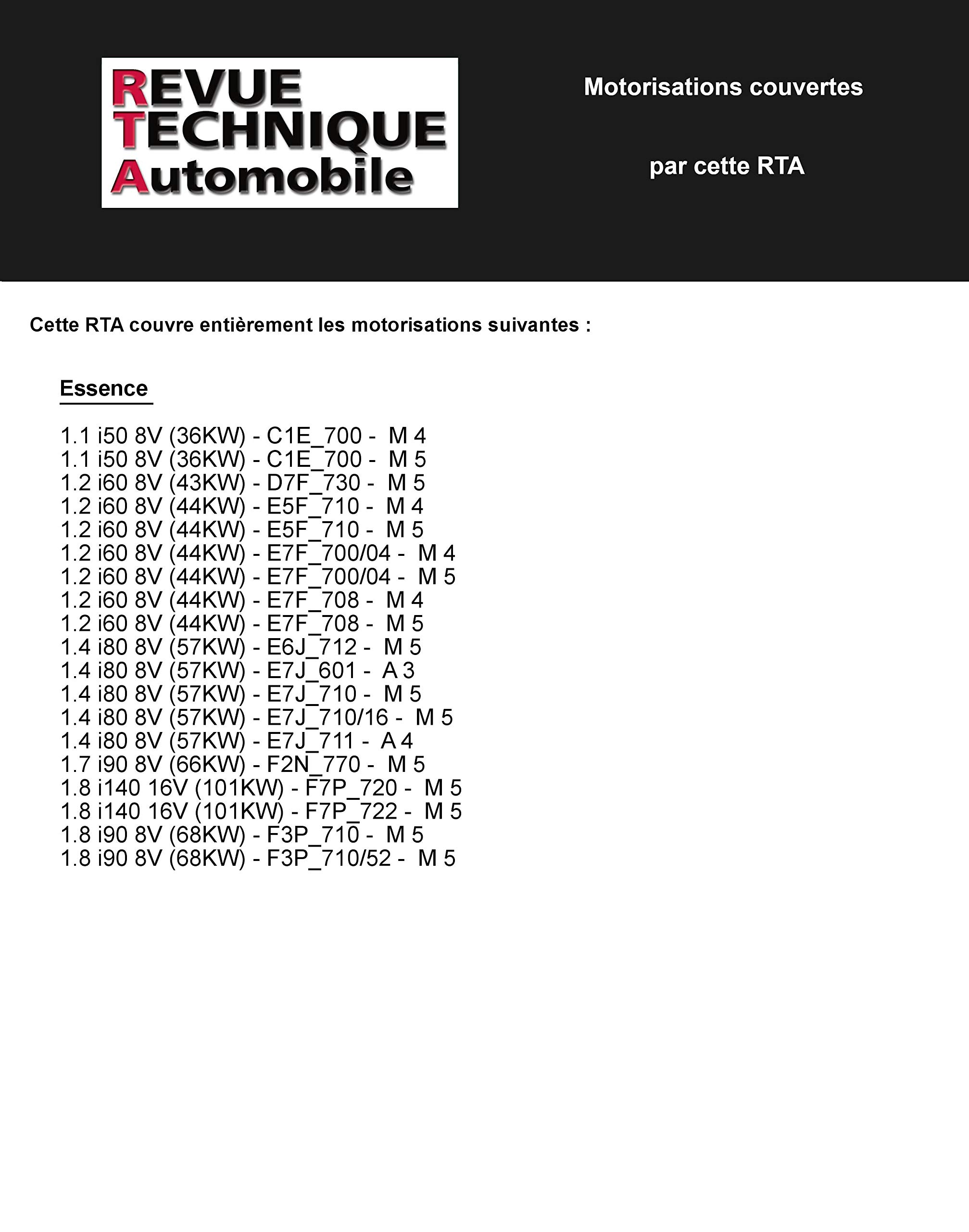 E.T.A.I - Revue Technique Automobile 115 - RENAULT CLIO I PHASE 1 - 1990 à 1998