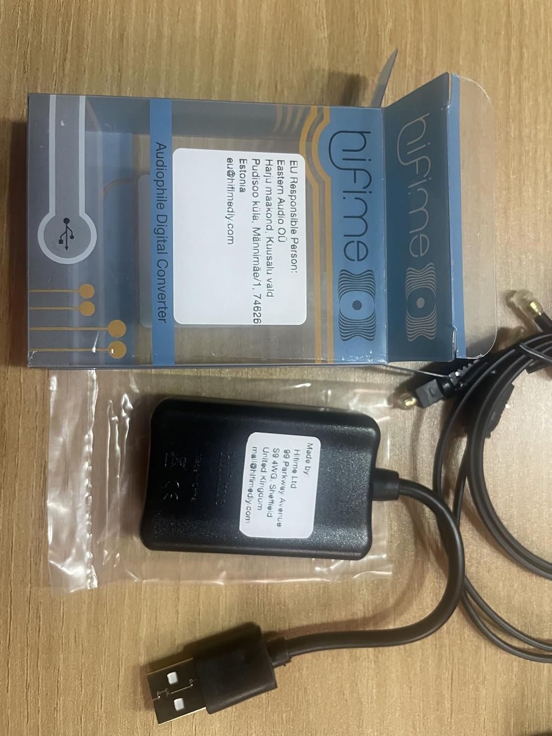 Hifime UR23 SPDIF Optical to USB Converter