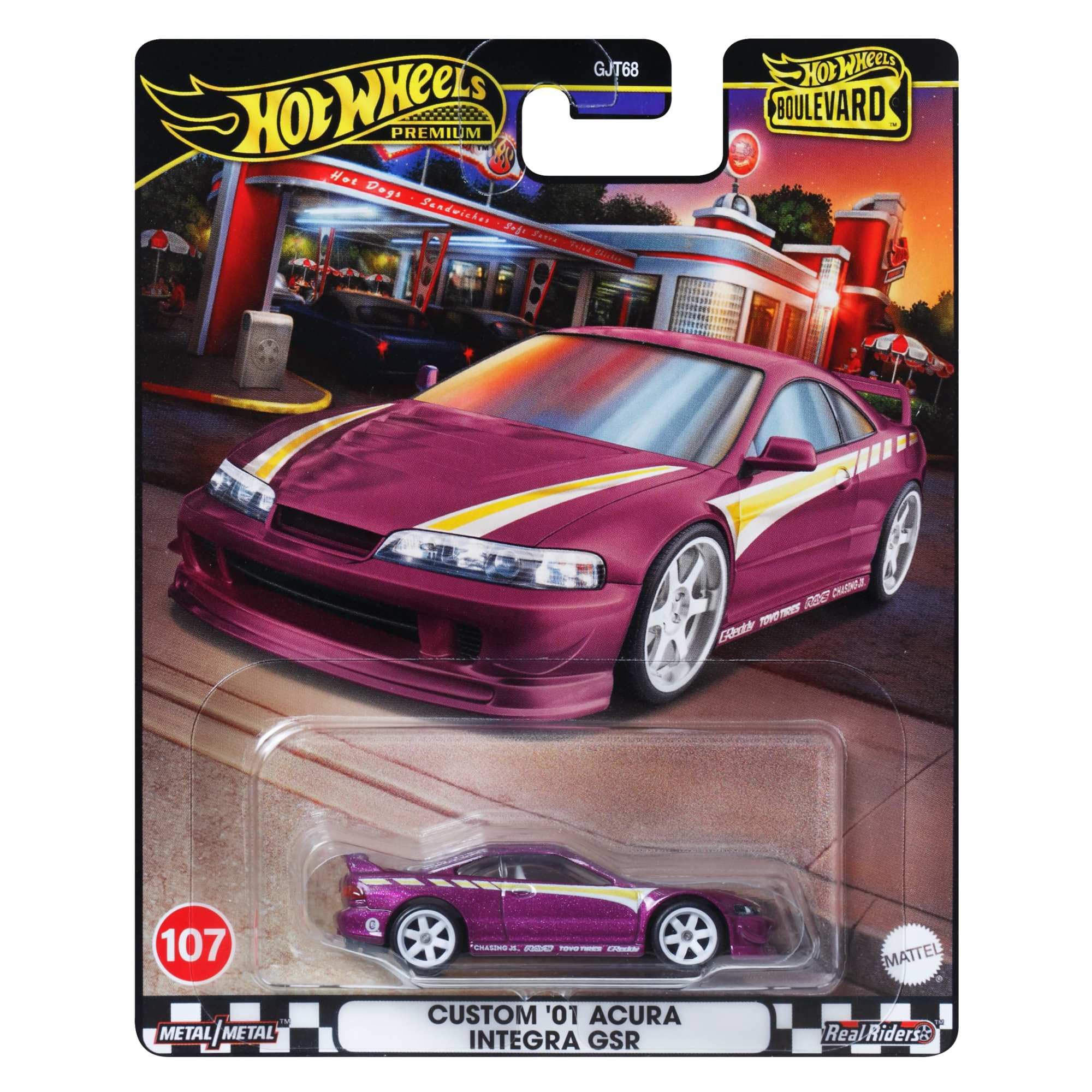 Amazon.com: Hot Wheels Boulevard Custom 01 Acura Integra GSR