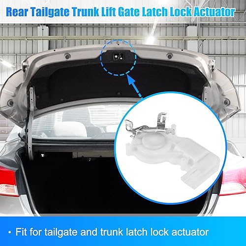 Miniatura 3 de uxcell No.68110603AA Actuador de bloqueo de la puerta de elevación del maletero de la puerta trasera para Dodge Durango 2014-2023 para Jeep Grand