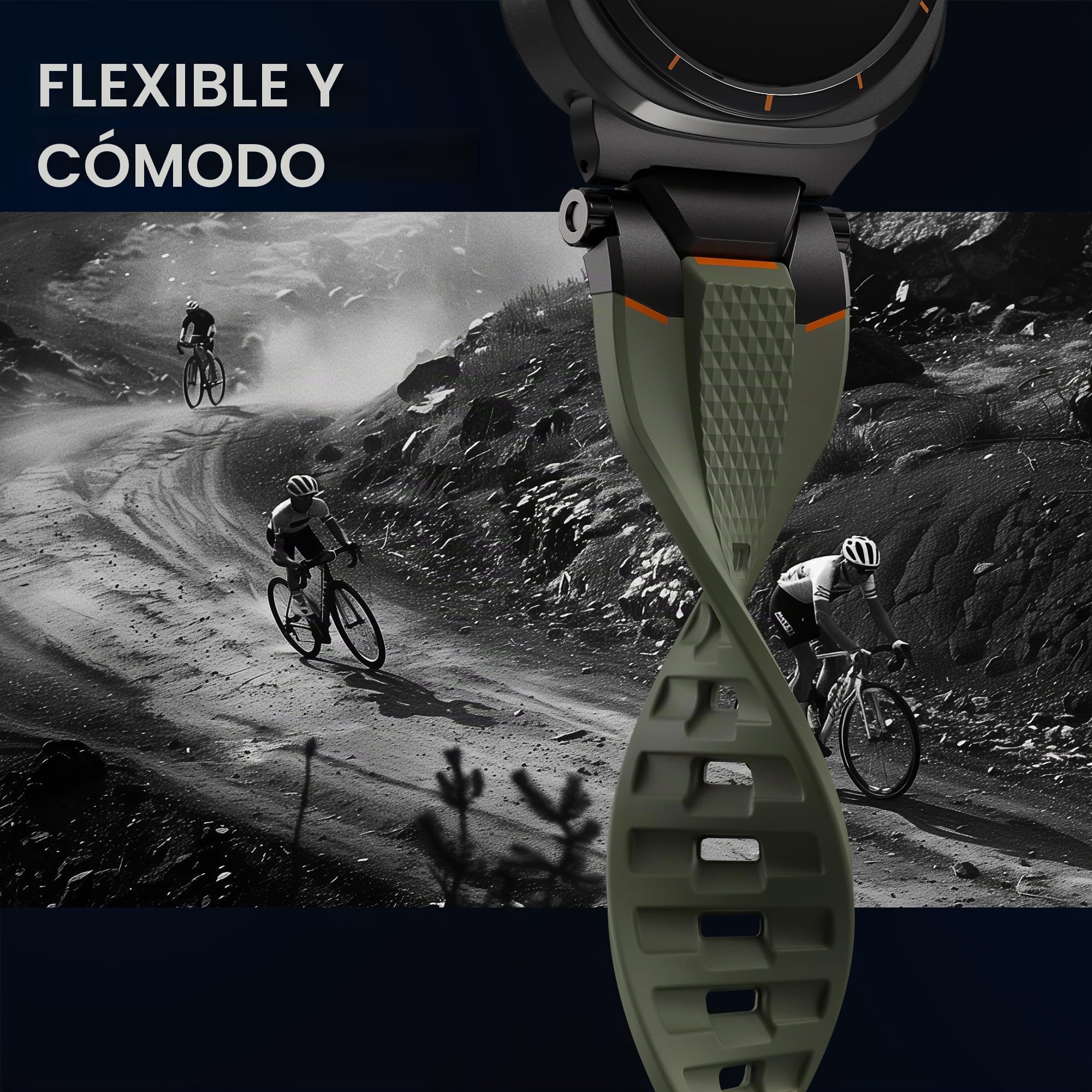 ULTIMAL Correa para Samsung Galaxy Watch Ultra 47 mm (2025/2024) compatible con Samsung Watch Pulseras Hombres Brazalete Deportivo Reloj Resistente Premium Metal