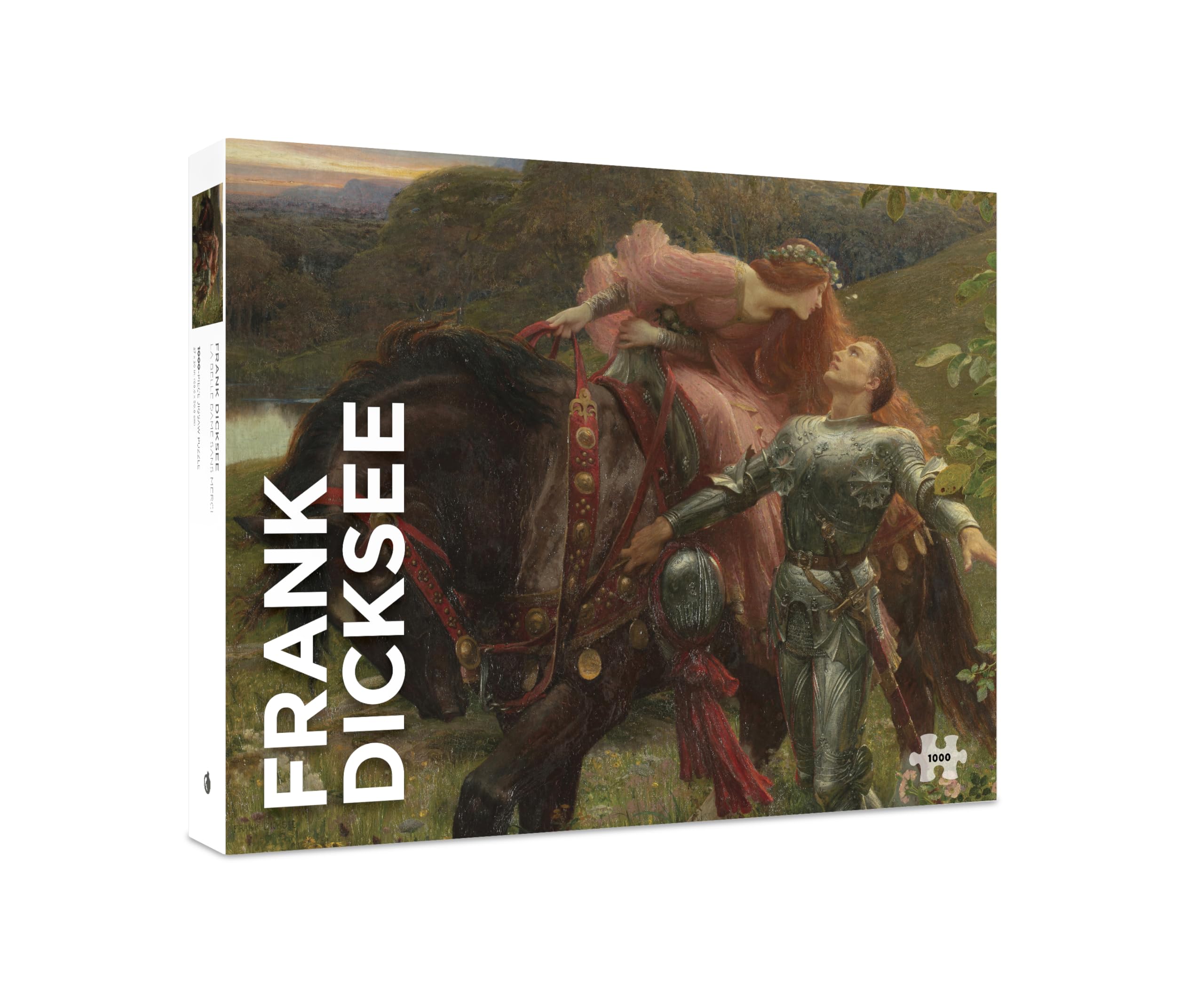 Pomegranate Puzzle da 1000 pezzi per adulti, Frank Dicksee's La Belle Dame sans Merci, finitura opaca, vestibilità aderente