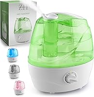 Vista 1 de Zulay Home Humidificadores de niebla fría para dormitorio (tanque de agua de 2.2L) - Humidificadores ultrasónicos silenciosos para habitación grande