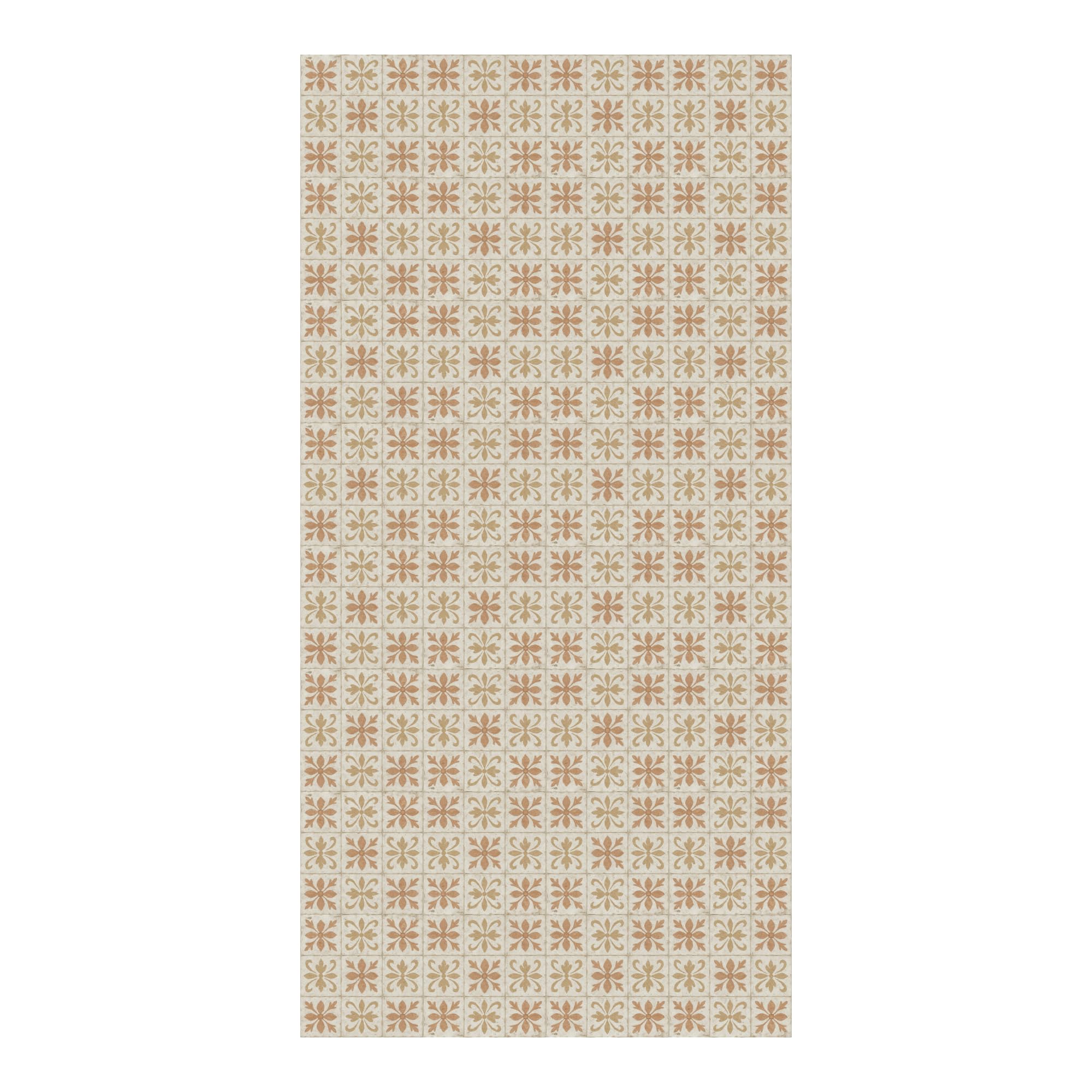 Antideslizante Alfombra Vinilica - Alfombra Antideslizante Auelo de Cocina, Baño, Dormitorio, Pasillo - 80x150cm Gris, Terracota Lavable Alfombra Vinilica