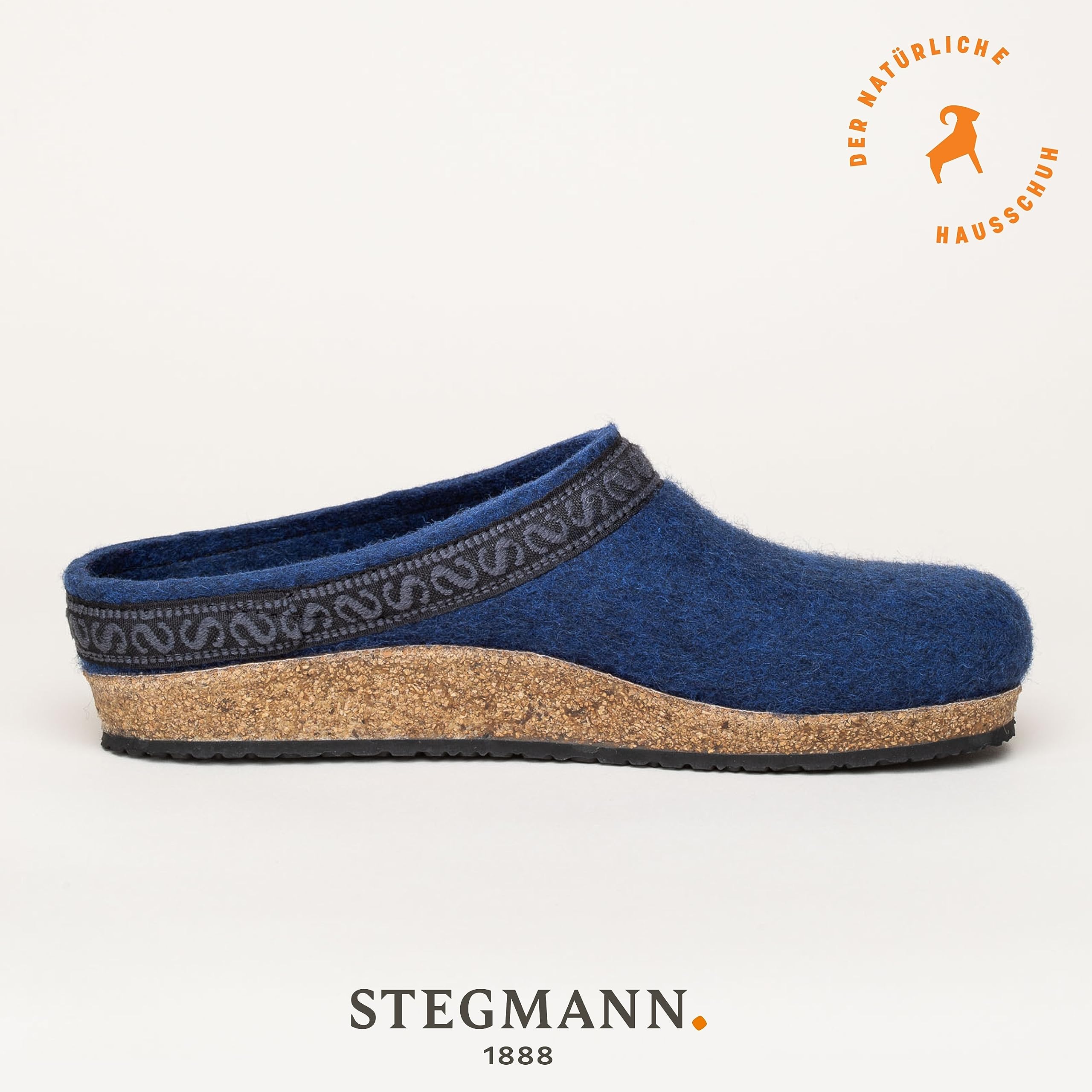 Stegmann Filzclog 108 aus 100% edler Merino-Wolle für Damen & Herren | Hochwertiger Filz-Hausschuh - Made in Tirol