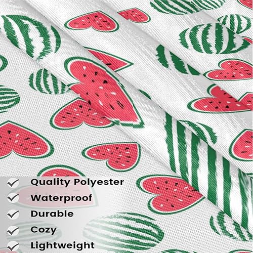 Miniatura 3 de Watermelon Heart Shaped 3 Pack Server Aprons with 3 Pocket Waterproof Womens Half Waist Aprons for Cooking Dishwashing Kitchen Gardening Salon