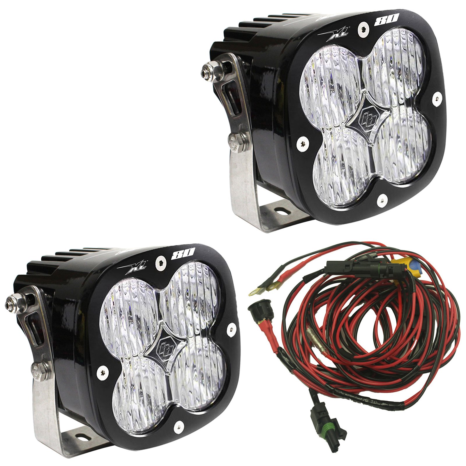 Baja Designs67-7805 XL80 Wide Cornering Light Bar, Pair