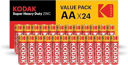 BATTERY AA SUPER HEAVY DUTY ZINC LONG SHRINK PACK 24