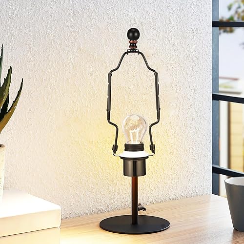 Miniatura 8 de Didiseaon Juego de 2 soportes de arpa de pantalla de lámpara de 8, 9, 10 pulgadas, kit de arpa de lámpara ajustable, marco de cuerno negro, soporte